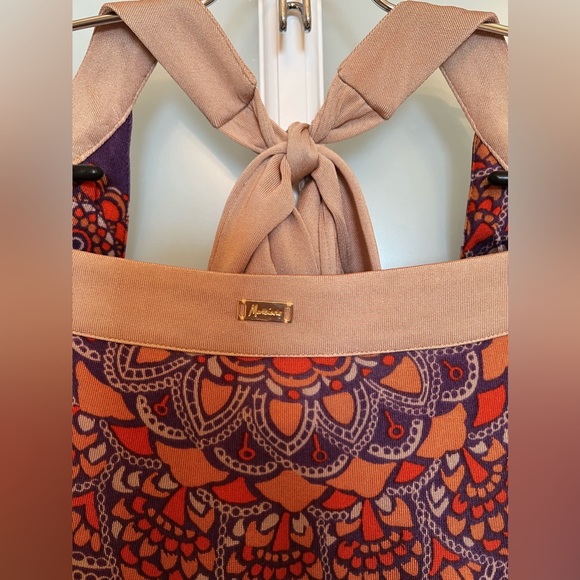 Marciano 100% Silk Summer Print Halter Dress - Picture 3 of 7